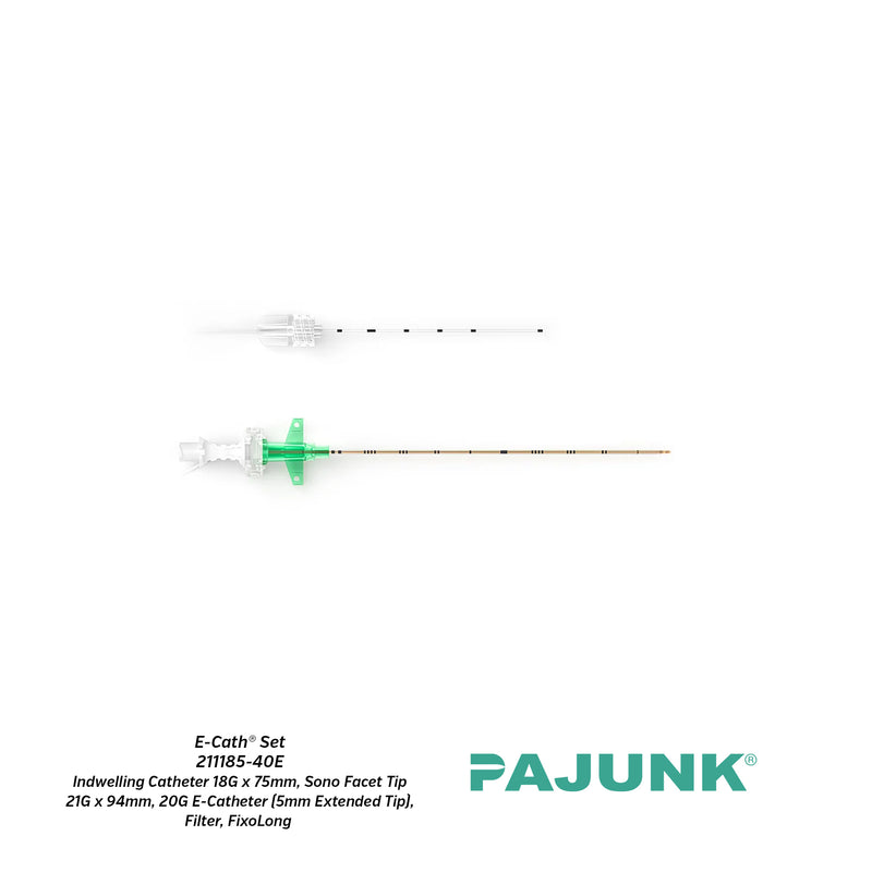 PAJUNK® E-Cath Set Indwelling Catheter and SonoPlex® Needle