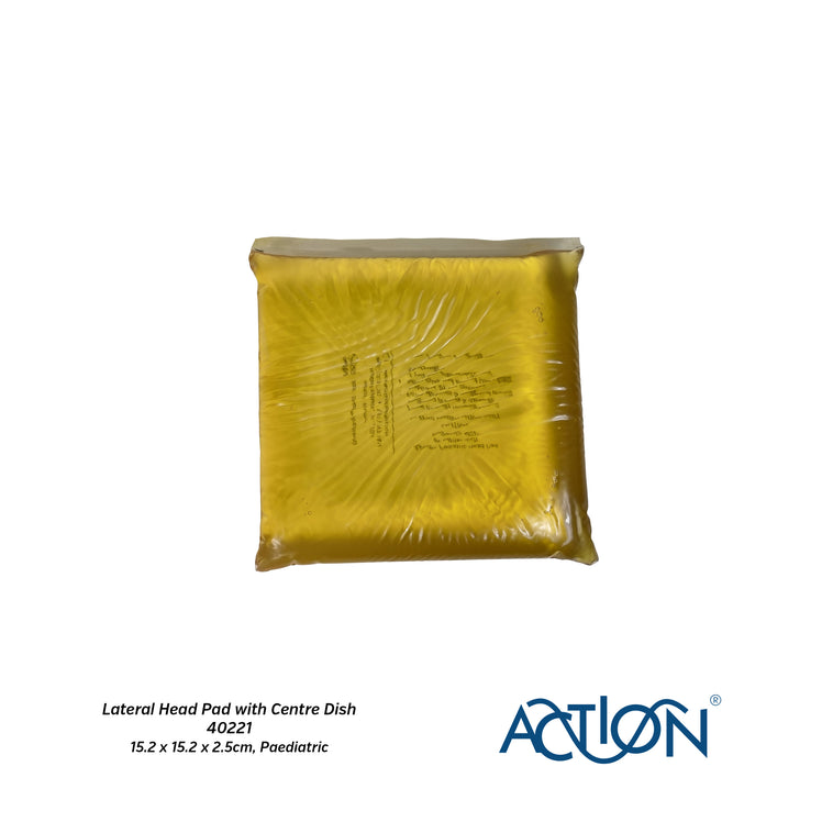 Action® Reusable Paediatric Lateral Head Pad with Centre Dish for Pressure Management 