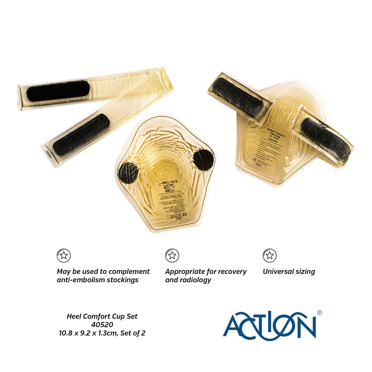 Heel Comfort Cup Set (10.8 x 9.2 x 1.3cm, Set of 2)