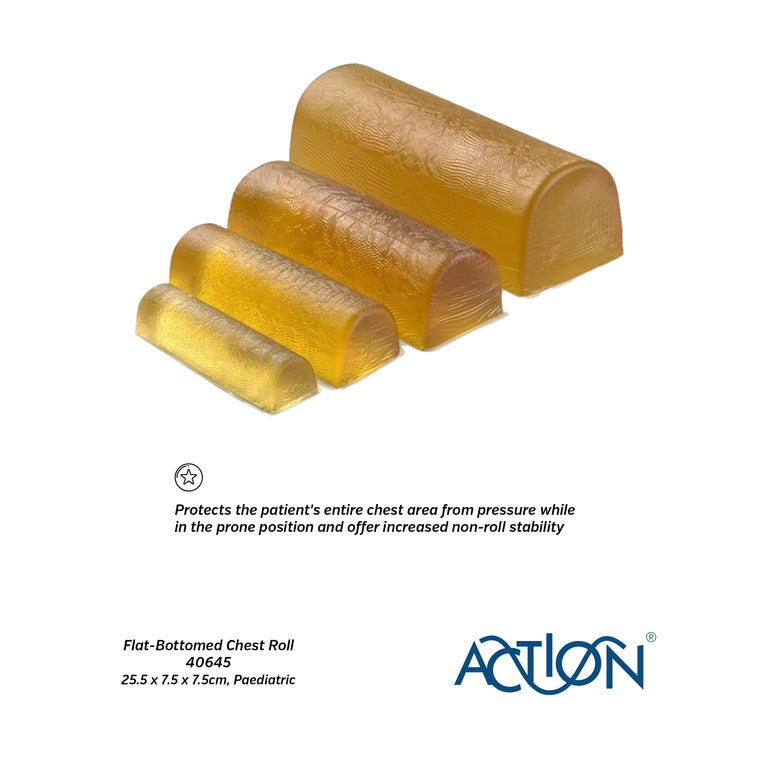 Action® Reusable Paediatric Flat-Bottomed Chest Roll for Pressure Management 