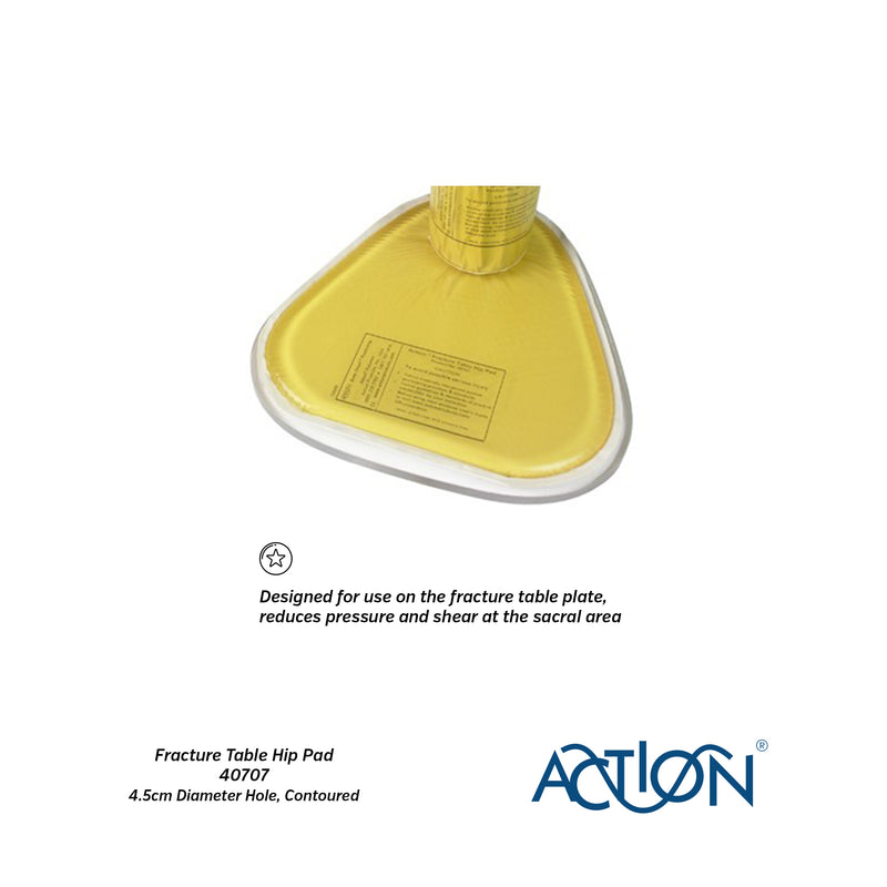 Action® Reusable Contoured Fracture Table Hip Pad for Pressure Management 