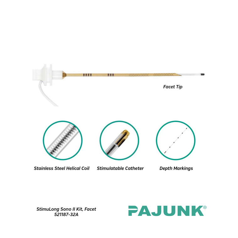PAJUNK® StimuLong Sono II Kit with Facet Tip for Regional Anaesthesia