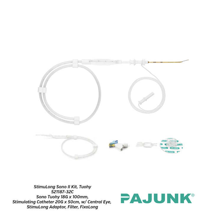 PAJUNK® StimuLong Sono II Kit with Tuohy Tip for Regional Anaesthesia