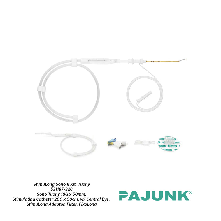 PAJUNK® StimuLong Sono II Kit with Tuohy Tip for Regional Anaesthesia