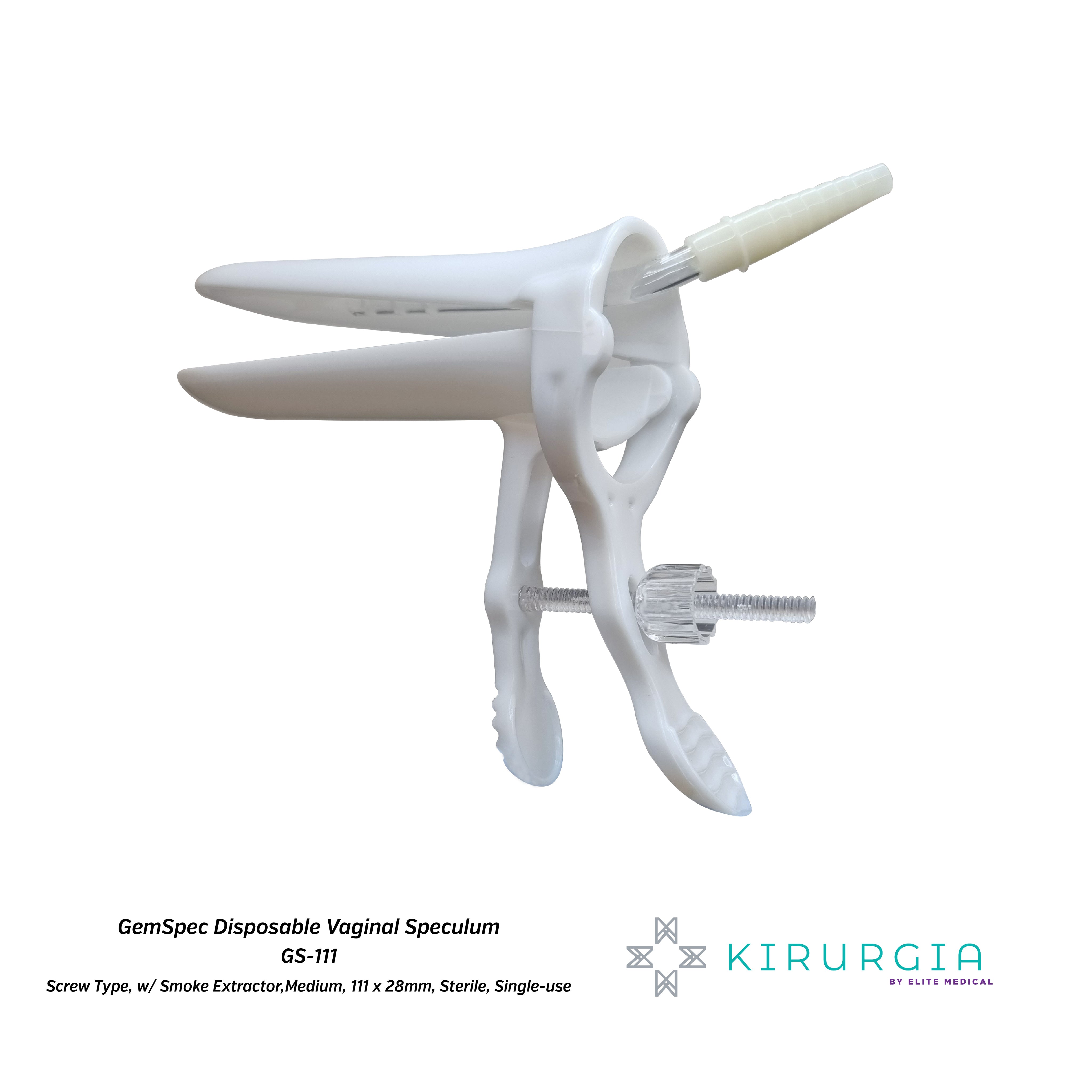 Kirurgia™ GemSpec Disposable Vaginal Speculum (Medium) - Elite Medical