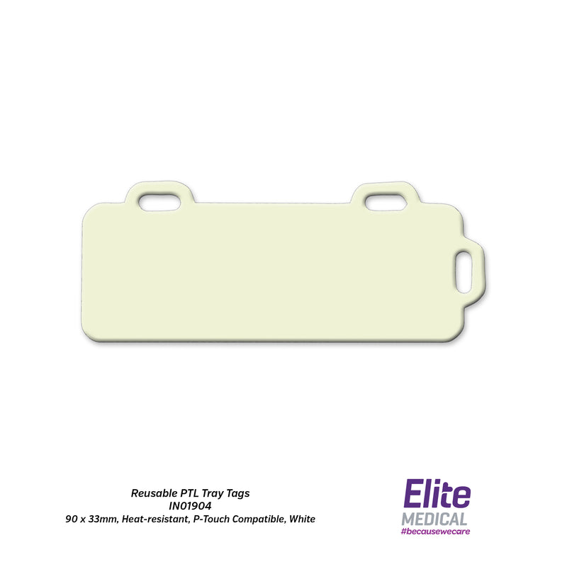 Key Surgical® Reusable PTL Clip On Tray Tags for Medical Trays and Instruments