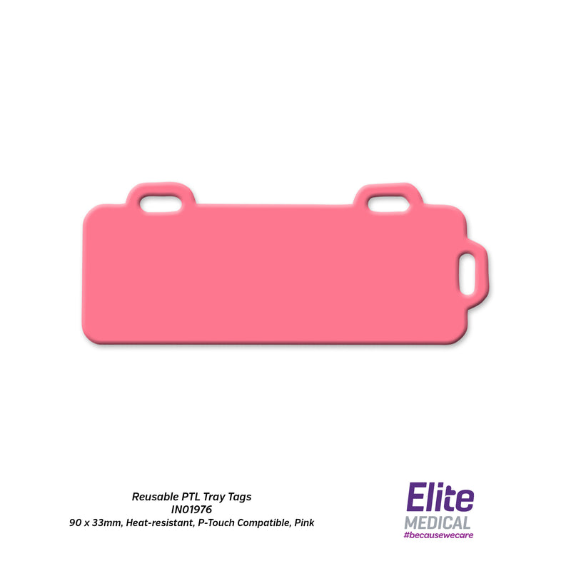 Key Surgical® Reusable PTL Clip On Tray Tags for Medical Trays and Instruments