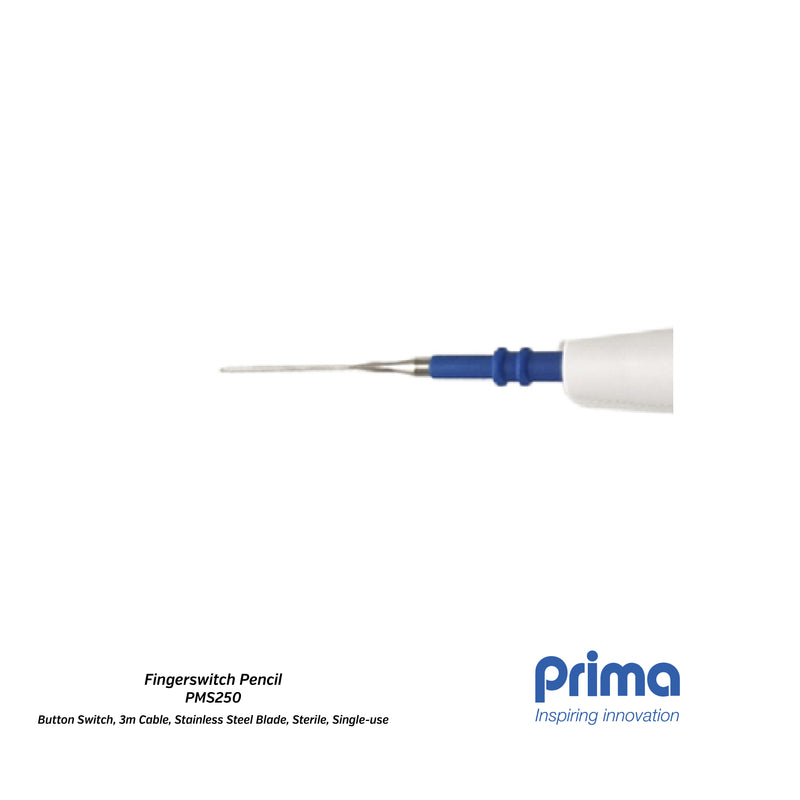 Prima® Button Fingerswitch Pencil Stainless Steel Blade