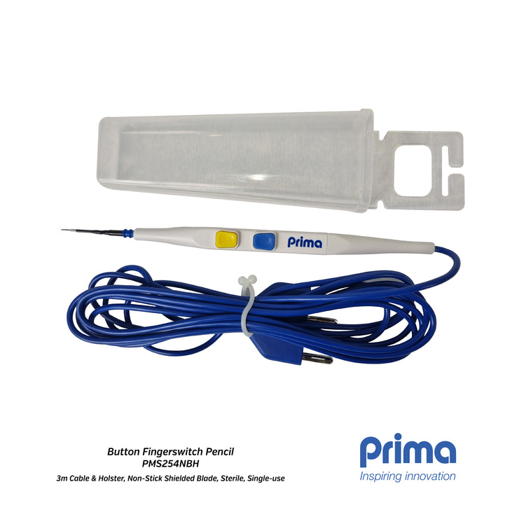 Prima® Button Fingerswitch Pencil Non-stick Shielded Blade 