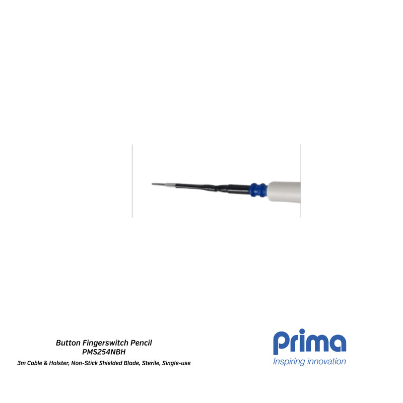 Prima® Button Fingerswitch Pencil Non-stick Shielded Blade 