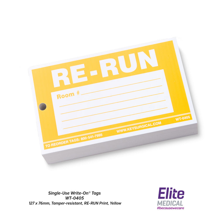 Key Surgical® Single-Use Write-On® Tags for Medical Trays and Instruments